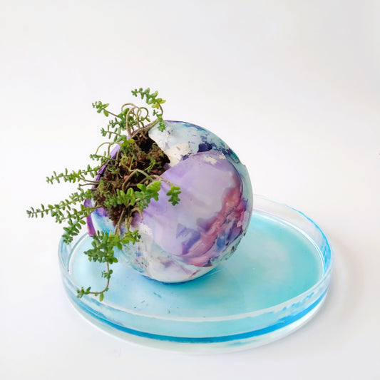 Big ball multicolor lilac blue